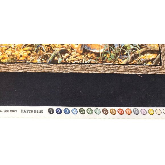 Amy Brackenbury Woodland Animals Fabric Deer & Chipmunk Nature Panels PAT9100 - Picture 11 of 16